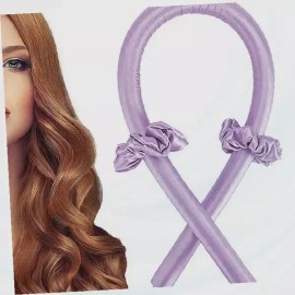 보라색 셀프 웨이브 파마 헤어 링 롤 매직 매직 헤어 웨이브 도구 Purple Self Wave Perm Hair Ring Curl Magic Hair Wave Tool
