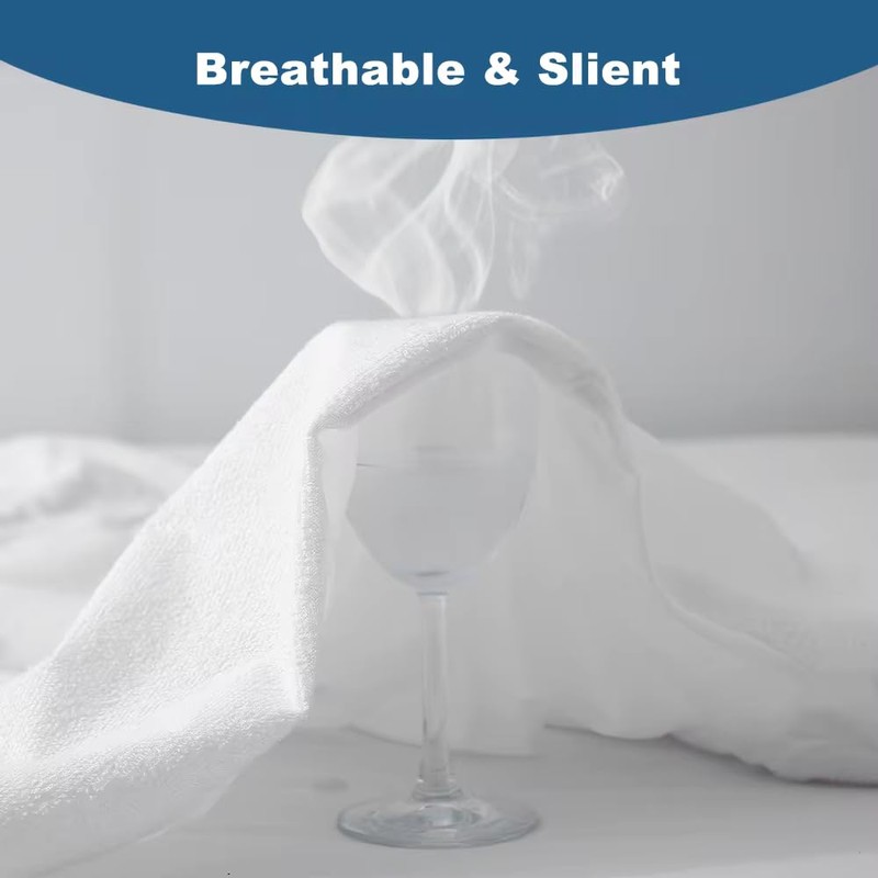 Oxford Homeware Waterproof Mattress Protector – Dust & Mite Proof