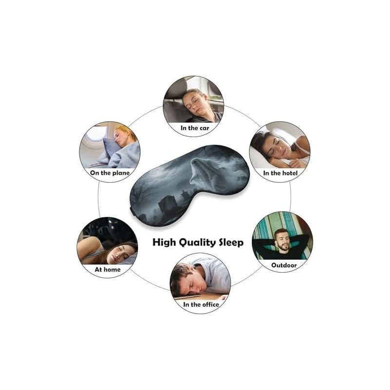Soft Travel Sleep Eye Mask, Compact Lightweight Accessory for Travel