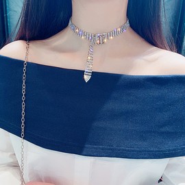 Aroncent Collar Choker Necklace, Cute, Sparkle, Stylish, Simple, Women's Fashion Accessory, Gift