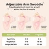 3-Pack Organic Baby Swaddle Sleep Sacks - Newborn Swaddle Sack,