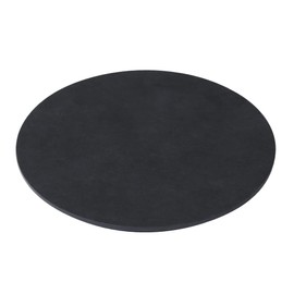 ideaco usumono Cutting Board Wood Fiber, Round, Black, Diameter, 6.1 inches (15.6cm)