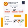 J.H. Company Triturador Prensa De Ajo Acero Inox Cocina Ergonomico