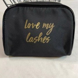 Lancôme NEW LANCOME LIVE,LOVE, LASHES BLACK COSMETIC BAG