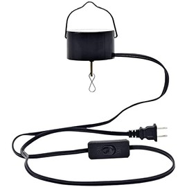 OMCCHK Mirror Ball Motor Plug in, Electric Powered Wind Spinner Motor, Small Hanging Display Rotating Motor for Revolving Disco Ball, Wind Chime, Sun Catcher Hanging, Baby Crib Mobile Home Ornaments