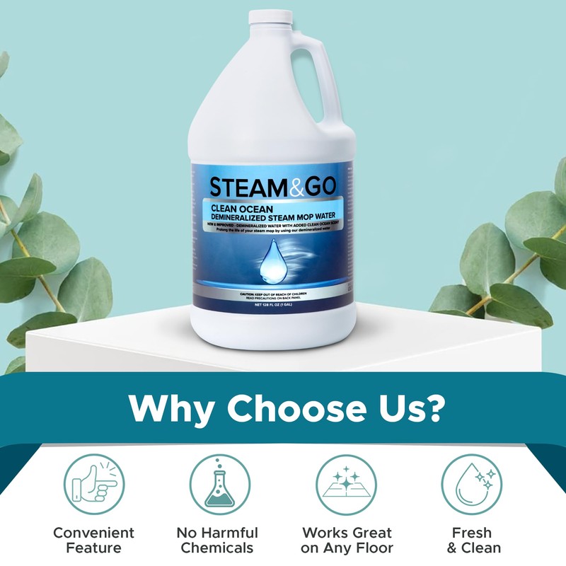 Steam and Go Demineralized Water - Clean Ocean Scent -
