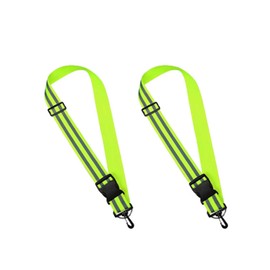 FineGood Reflective Taski Reflective Belt, Fluorescent Belt, Improved Night Visibility, High Brightness, Lightweight, Adjustable Length: 31.5 - 51.2 inches (80 - 130 cm), For Night Running, Dog