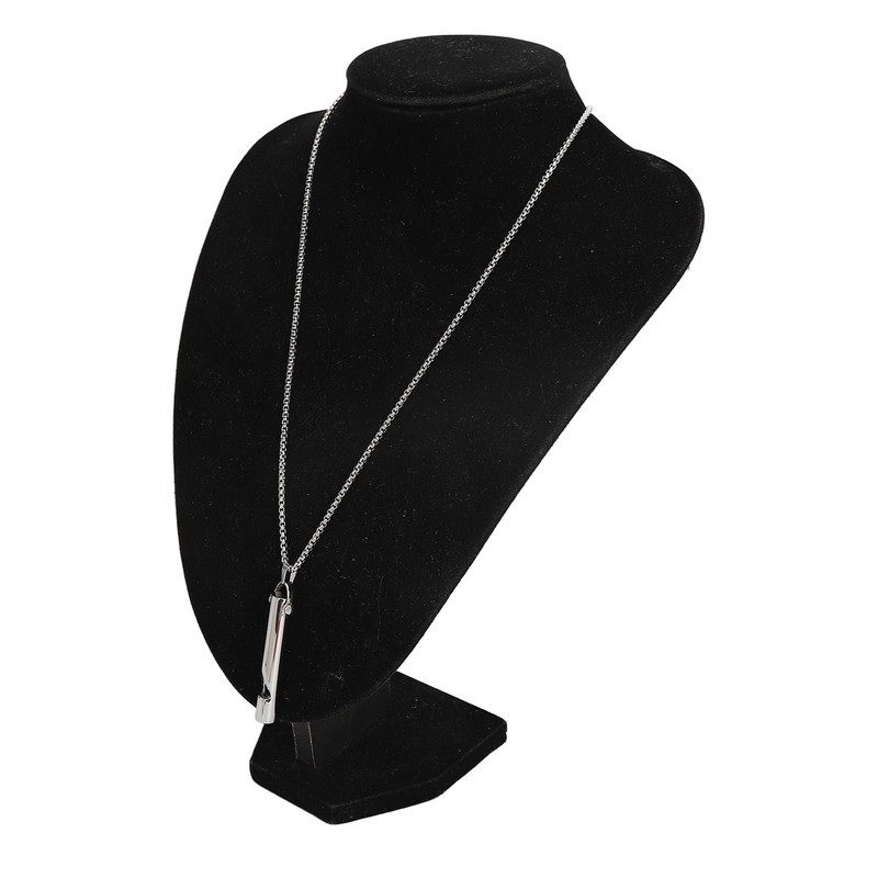 Whistle Pedant Necklace Reduce Anxiety Cylindrical Deep Breathing Stress Relief