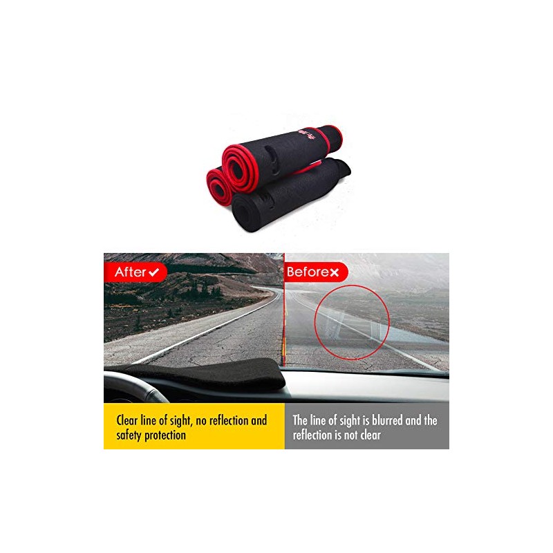 PGONE - Protector de salpicadero para Honda 10th Civic 2016