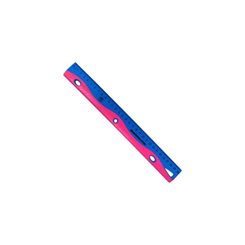 REGLA DE PLASTICO BARRILITO 8199RPF 30 CENTIMETROS FLEXIBLE