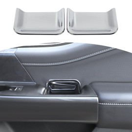 JOSHELA for F150 Inner Door Handle Cover Bowl Trim for Ford F150 2021 up Chrome Interior Accessories 2pcs