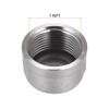 sourcing map 304 Stainless Steel Pipe End Cap Fitting 1