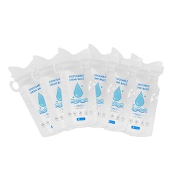 EXYUAU disposable car emergency urine bag, portable no wash hand urine bag, unisex, business travel, travel urine bag, storage bag, garbage bag, urine bag, waste bag, 6 pieces