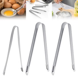 UOCAI Egg Chalaza Removal Tool, Eggshell Fragment Removal Utensil, Chalaza Remover, Stainless Steel Kitchen Gadgets, Egg Chalaza Remover, Grill Tongs Made of Stainless Steel, Chalaza Remover, Pack of