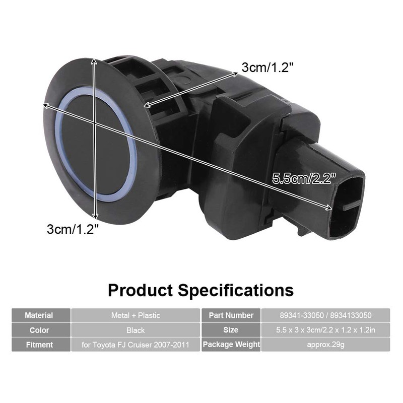 Reverse Backup Parking Sensor, Keenso Bumper PDC Sensor for FJ