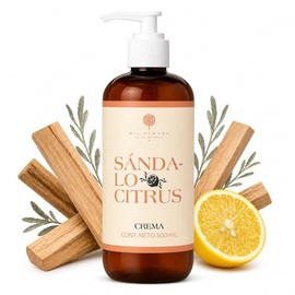 Mil Flores  Crema Hidratante Premium Manos y Cuerpo 500 ml SNDALO CITRUS  Ritual de Aromaterapia  Aceites Esenciales  Piel Suave y Luminosa           