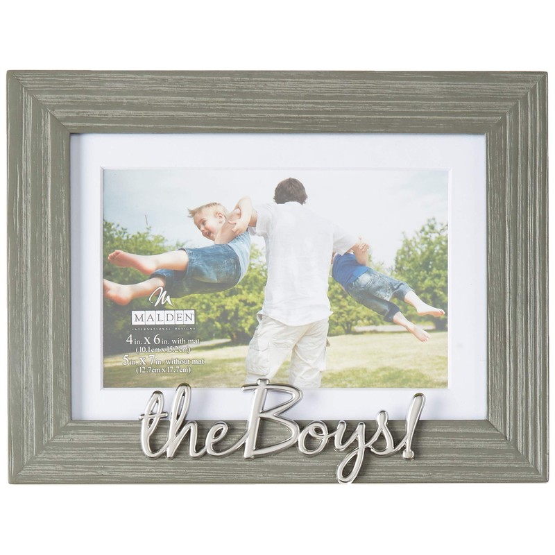Malden International Designs 4x6 or 5x7 The Boys! Distressed Expressions
