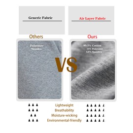 Inno 28" 31" 34" 36" Women's Baby Polar Fleece Lined Jogger Pants Warm Sweatpants Thermal Athletic Lounge, Air Layer,Black,M,36 Inseam