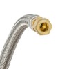 Eastman 16 Inch Delta Style Flexible Faucet Connector, Braided Stainless