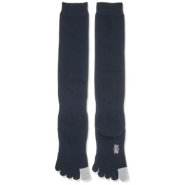 Zett BK1360C Baseball Color Socks, 5 Finger Izanus, 9.8 - 11.0 inches (25 - 28 cm), Navy (2900) 2528