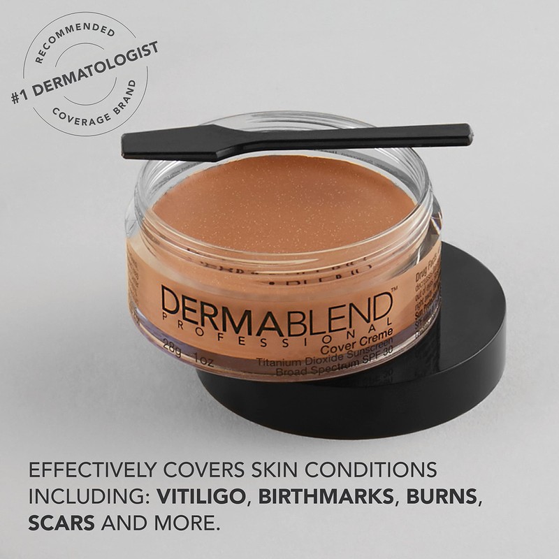 Dermablend Cover Creme High Coverage Foundation with SPF 30, 40W