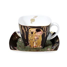 Goebel 66884214 Coffee Cup with Design The Kiss by Gustav Klimt