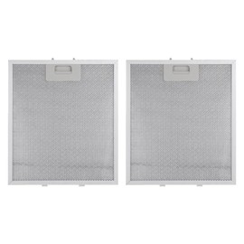 2-Pack Cooker Hood Filter Set – Universal 5-Layer Aluminum Extractor Fan Filters (320 x 260 mm) for Effective Kitchen Ventilation
