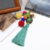 CENPEK Shell Beads Tassel Bag Charm Pendant Bohomia Keyring for