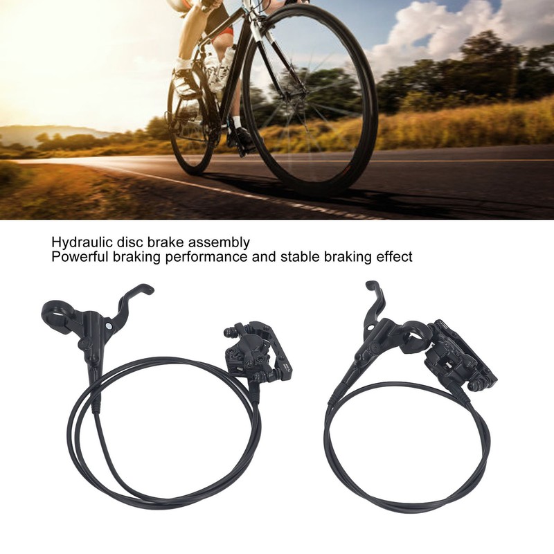 1 Pair MTB Hydraulic Disc Brake Set Powerful Front 110cm