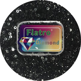 Diamond Art Beads, Round Flat Bottom Black Resin Drills for Diamonds Painting Accessories, Replacement Gems for 5D DIY Dots Nails Diamond Painting Dot Craft, 4000 PCS (Color Code 310)