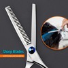 COOLALA Stainless Steel Hair Cutting Scissors Thinning Shears 6.5 Inch