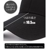 Laquest Long Brim Baseball Cap, Large Size (Up to 25.2