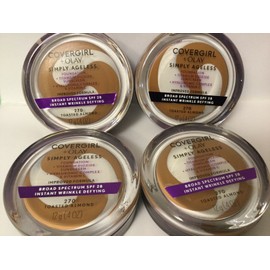 COVERGIRL 20 X Covergirl Simply Ageless Foundation improved Formula 270-Toasted Almond,