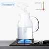 Vekonn Glass Pitcher with Lid, Glass Water Pitcher with Lid