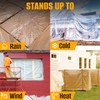 Paclord Flame Retardant Plastic Sheeting 8' x 50' (400 Sq