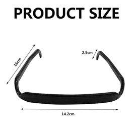 Square Headband, Curly Thick Hair Headband, Women's Headband, Sunglasses Headband, Invisible Headband Maintain Volume and Style Your Hair (Brown)