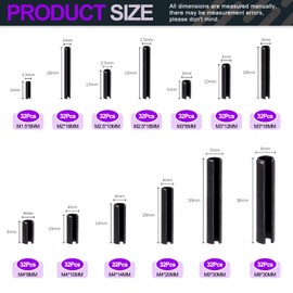Swpeet 416Pcs 13 Sizes M1.5 M2 M2.5 M3 M4 M5 M6 Black Metric Roll Pin Assortment Set with Storage Case, Slotted Spring Pin Steel Black Dowel Tension Roll Pin for Automotive Repair