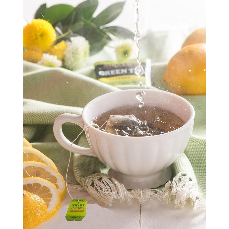 Bigelow Tea Decaffeinated Green Tea with Lemon, Decaf Tea with