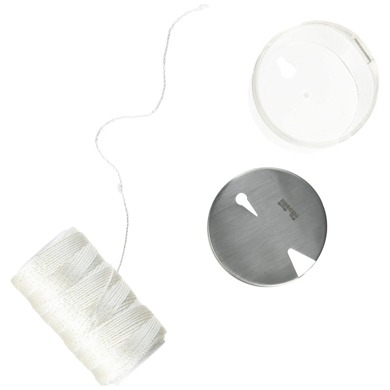 Ibili Kitchen String 6 m with Dispenser, Rayon, White/Transparent/Grey, 4