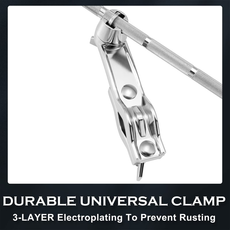 TENTOTEN Cymbal Arm Cymbal Boom Holder with Clamp, Cymbal Boom