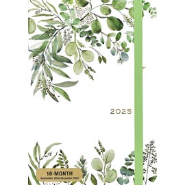2025 Eucalyptus Weekly Planner (16 months, Sept 2024 to Dec 2025)
