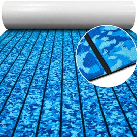 Hzkaicun Boat Flooring EVA Foam Boat Decking Camo Marine Flooring Self-Adhesive Boat Carpet 94.5" x 94.5"/70.8"/ 56.5" Non-Slip Marine Sheet for Fishing Boat Motorboat RV Yacht Kayak Jet ski