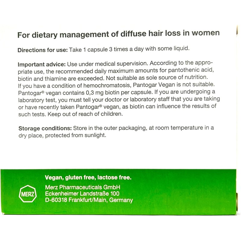 Pantogar 2 pack for Hair and Nails (120 Capsules -