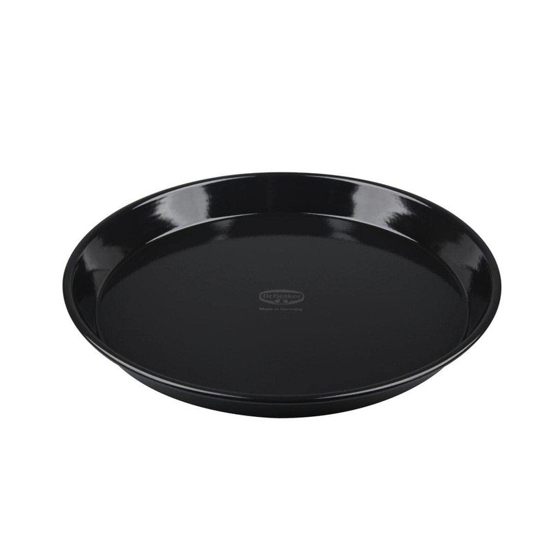 Dr.Oetker "Tradition Pizza/Baking Tray, Steel, Black, 32 cm