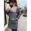 Bebamour universal hoodie, all seasons baby carrier cover, winter warm.