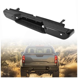 HECASA Rear Step Bumper Assembly Compatible with 2005-2021 Nissan Frontier with Rear Object Sensor, License Light NI1103127 850109BF0B-PFM Replacement Only
