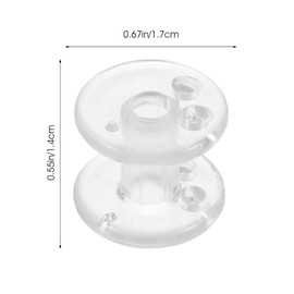 HOMSFOU Pleated Shade Hold Downs Spool Pleated Shade Blind Tensioner 20pcs Tensioner Window Covering Hardware Cord Retainer Spool