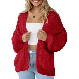 Women 2024 Cardigans Lightweight Casual Knit Long Sleeve Soft Pocketed Comfortable Cardigan Sweaters