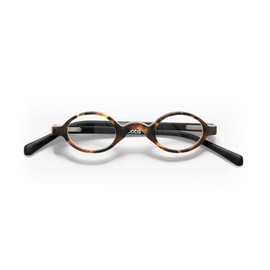 eyebobs Old Money Unisex Premium Readers, Matte Tortoise Front with Black Temples, 2.00 Magnification