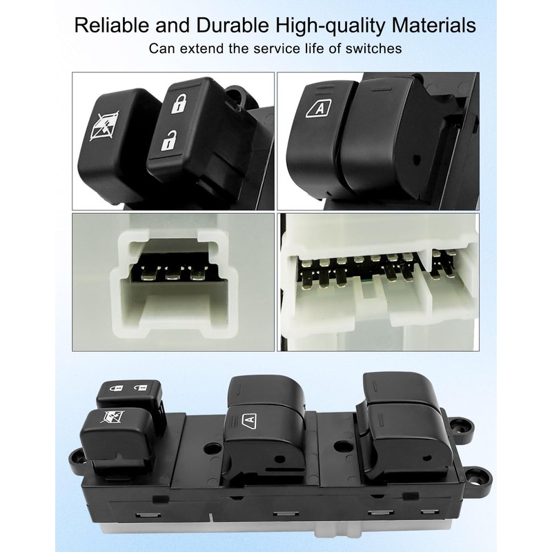EMIHO Front Left Driver Side Master Power Window Switch Fit